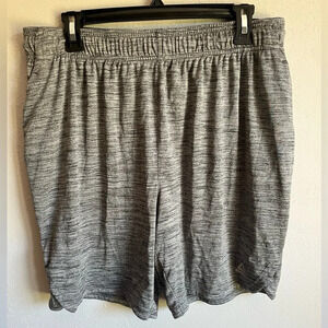 Men’s L Gray Athletic/Active Wear Lighweight Breathable Reebok Shorts